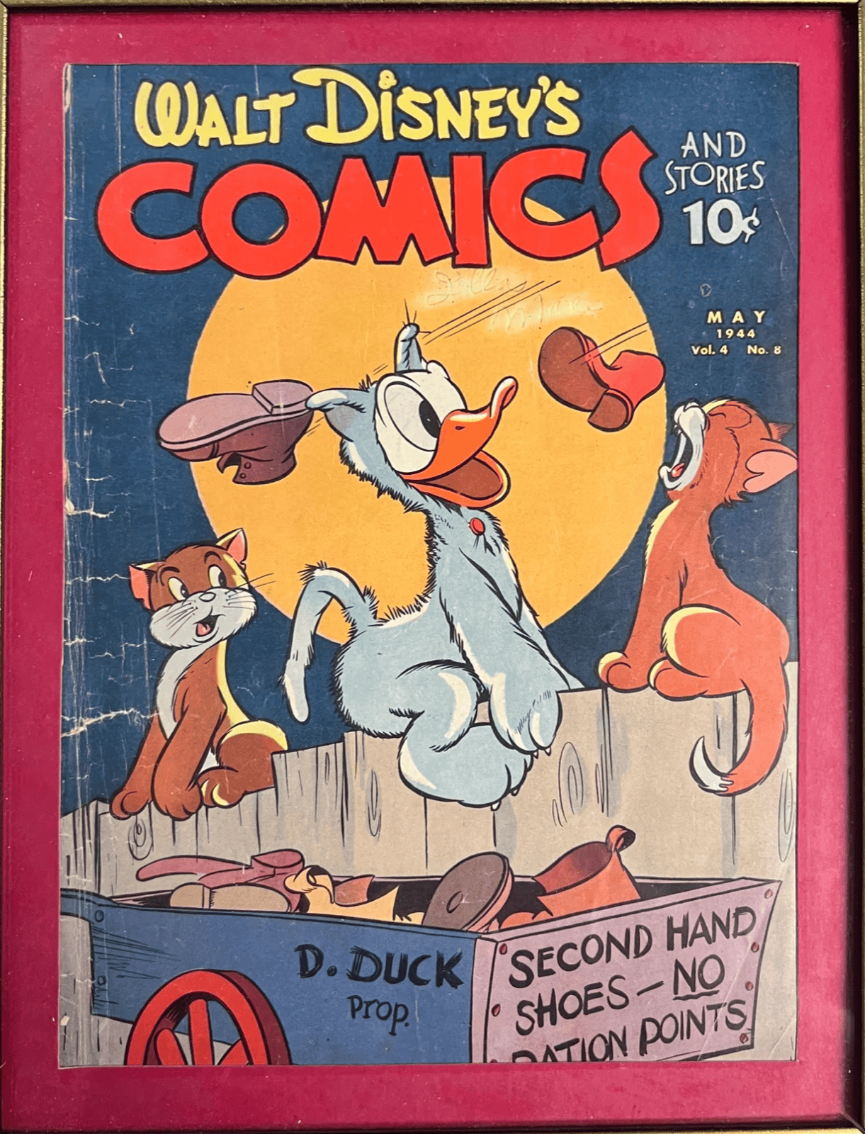 Disney Comics Cover May 1944 (Framed)