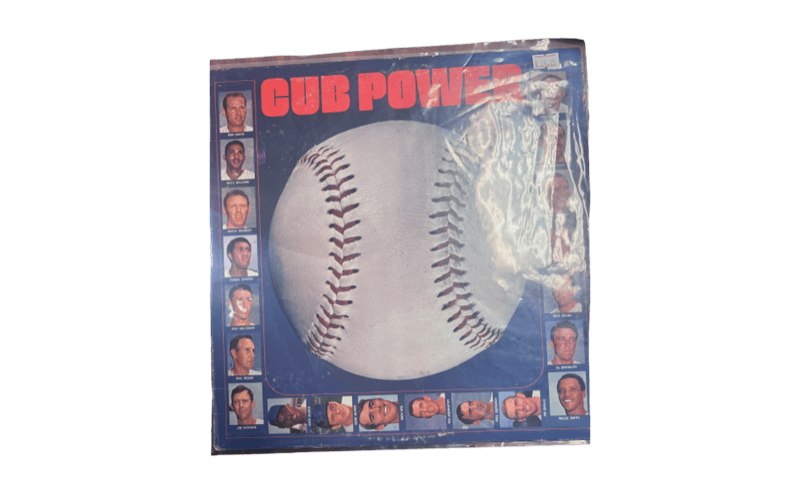 1969 Chicago Cubs Cub Power LP Record