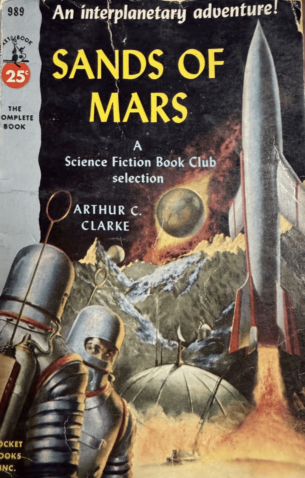 The Sands of Mars &mdash; Arthur C. Clarke, Pocket Books #989 (1954)