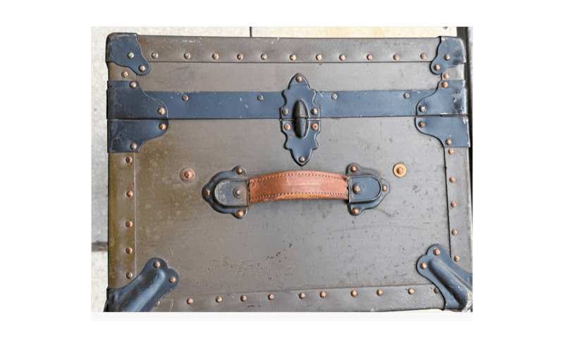 WWII U.S. Army Trunk Locker — United States Trunk Co., 1940 Quartermaster Contract